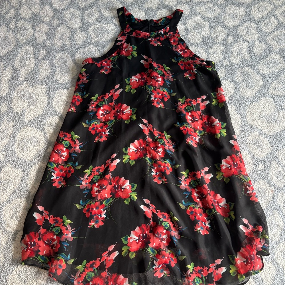 Betsy Johnson Floral Sleeveless Dress